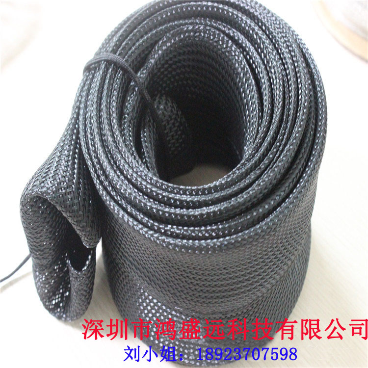 PET伸縮拉鏈編織網管 伸縮擴張網管